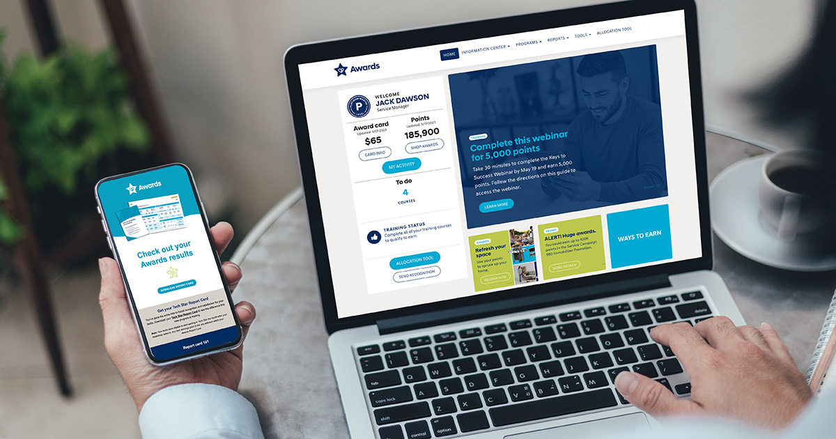 channel incentive program platform on laptop